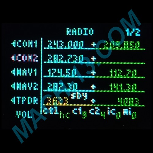 écran radionavigation PC-21 1/4